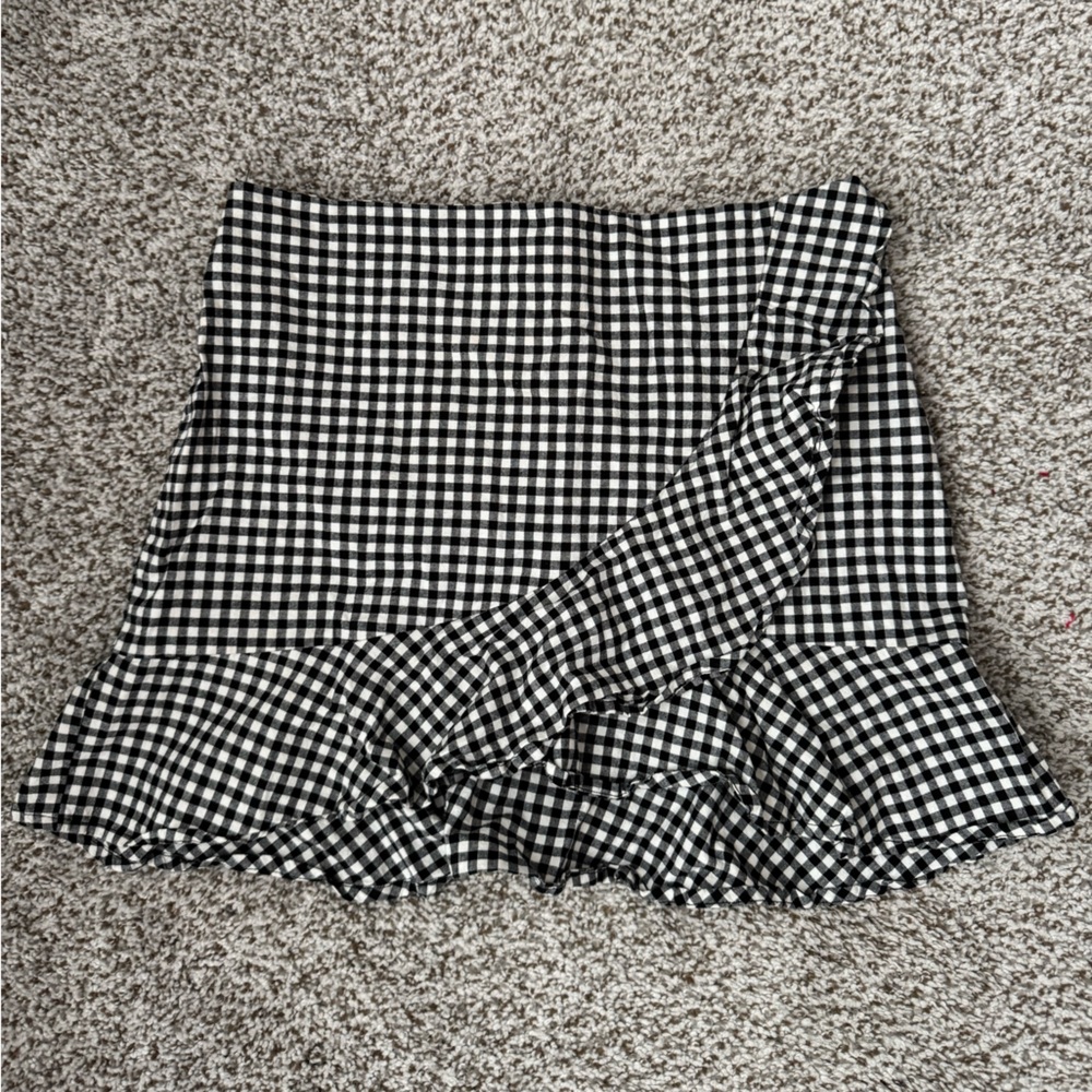 H&M Gingham Skirt